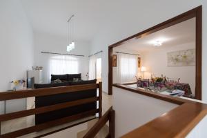 a living room with a couch and a table at Casa Angel A 3 in Corralejo