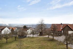 a group of houses and trees in a town at kleine Auszeit in Albbruck