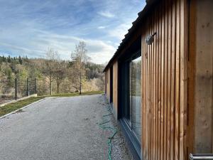 a building with a hose on the side of a road at Villa julia in Cros