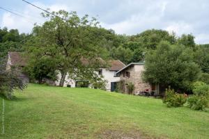 a house on a hill with a green yard at Charming Gîte Le 1681 Xl in Girancourt
