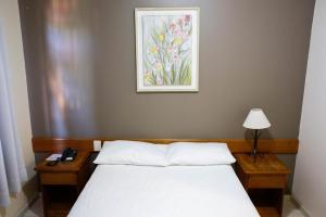 Postel nebo postele na pokoji v ubytování Hotel Abib