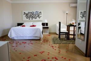 Postel nebo postele na pokoji v ubytování Hotel Abib