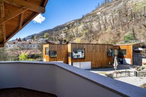 a view of the house from the balcony at Apartment Luisa in Silandro