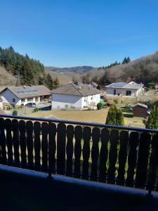 a view from the balcony of a house at Ferienwohnung Heinz Romes in Wimbach