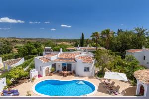 an aerial view of a villa with a swimming pool at Villa Sagres in Portimão