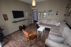 TV a/nebo společenská místnost v ubytování Apartment Riva