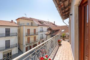 a view from a balcony of buildings at Appartamento il Sentiero degli Dei in Agerola