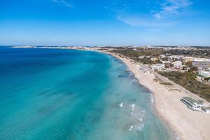 Luftaufnahme eines Strandes und des Meeres in der Unterkunft La rimesa di Tittì - Simone in Alezio