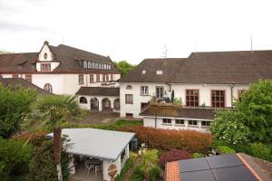 an aerial view of a group of houses at Ferienwohnung Dashaus in Rheinfelden
