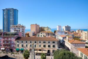 a view of a city with tall buildings at Rosamare - Follonica in Follonica