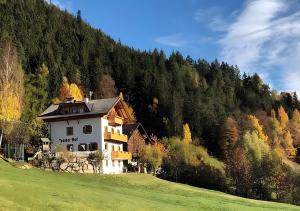 ein Haus an einem Hang in der Unterkunft Tratterhof in Avelengo