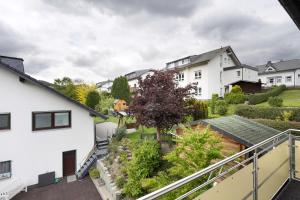 a view from the balcony of a house at Ferienwohnung Becker in Schwalefeld
