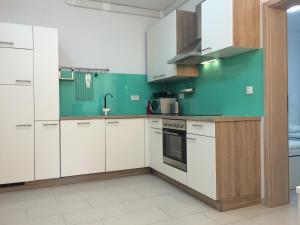 Kuhinja oz. manjša kuhinja v nastanitvi Apartments Šik 2