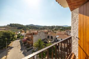 a view from the balcony of a house at Villa La Guaita in Ríudecañas