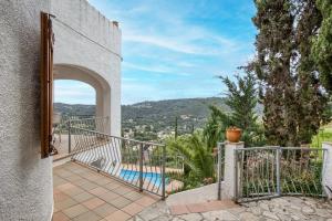 a view from the balcony of a house at Casa Mathilda in Calonge