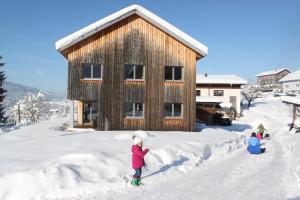 Ferienbauernhof Liebschick during the winter