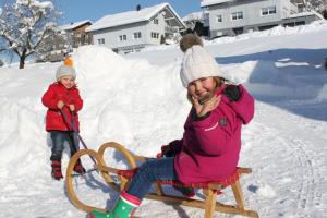 Ferienbauernhof Liebschick during the winter