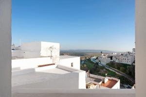 a view from the top of a white building at Silla Vieja Uno in Vejer de la Frontera