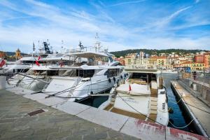 a group of boats are docked in a harbor at Studio a Nice in Nice