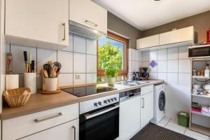 Dapur atau dapur kecil di Ferienwohnung Rieth