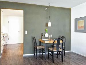 a dining room with a table and chairs at Hochburger 21 in Emmendingen