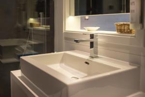 Koupelna v ubytování Hotel Astoria