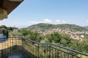 a view from the balcony of a house at Bed And Breakfast Il Ceppo Wild in Pimonte