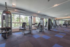 Fitnesscentret og/eller fitnessfaciliteterne på Kantary Hotel And Serviced Apartment, Amata, Bangpakong