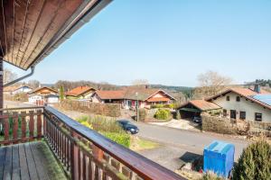 a view from the balcony of a house at Landhaus-Eifelhöhe in Schüller