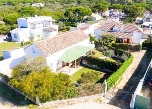 an aerial view of a house at Casas Pepe 7 Bungalow in Los Caños de Meca
