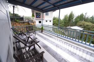 Balkón nebo terasa v ubytování T Paradise