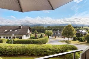 a view from the balcony of a house at Ferienwohnung Sally in Lenzkirch