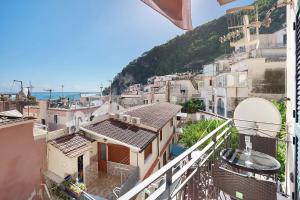 a view from the balcony of a building at Ce Tour - Cetara Guest House in Cetara