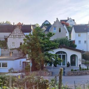 a group of houses in a town at Auszeit Rheingauer Rosengarten in Geisenheim