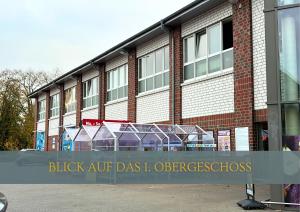 a building with a sign that reads black art lab classiuses at Flexi Flats in Lingen +7 photos