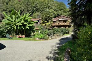 a house with a gravel road in front of it at Au Fil De L'eau in Chein-Dessus