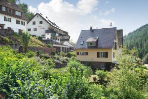 a view of a village with houses and trees at Haus Erika Ferienwohnung 2 in Bad Teinach-Zavelstein