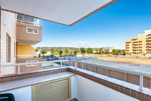 a view from the balcony of a building at Quintana's Home Oropesa Del Mar in El Borseral