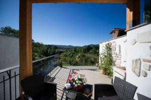 Nespecifikovaný výhled na hory nebo výhled na hory při pohledu z bed and breakfast