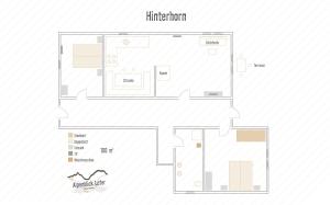 Půdorys ubytování Haus Alpenblick Lofer
