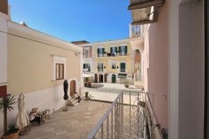a view from the balcony of a building at Orchidea Celeste Bed and Breakfast in Manfredonia