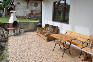 Istumisnurk majutusasutuses Gazdovsky dvor "U Tlaciarov"