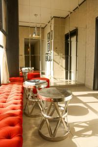 Χώρος καθιστικού στο Hillel 11 Hotel