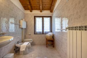 a bathroom with a toilet and a sink at Agriturismo Val d' Egoi 3 in Tremosine Sul Garda +24 photos
