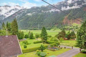 a view from a gondola ride in the mountains at Sonnberg in Stall