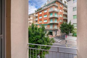 a view of a street from a window of a building at Mirafiori in Alassio