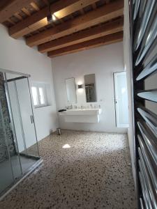 a bathroom with a sink and a mirror at Casa Privada in Vejer de la Frontera +101 photos