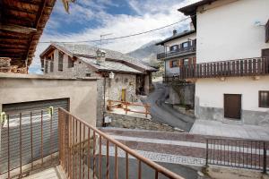 a view from a balcony of a building at da Lule in Aosta