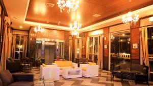Posezení v ubytování Amarelo Hotel Solo