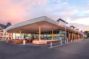 a rendering of a building with a curved roof at Appart' Chez Suzi, La Baule centre in La Baule